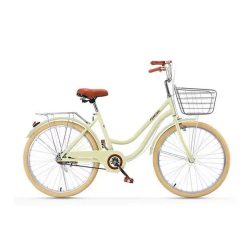 Xe Đạp Mini Nữ FSHENIK Khung Thép Cacbon Chắc Khỏe, Bền Nhẹ Size 24 - 26 Inch