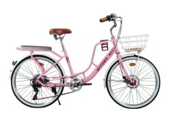 Xe Mini Nữ GITMA 24 - 26 Inch Có Bộ Đề 7 Tầng Lip Nhập Khẩu Chính Hãng (Tặng kèm để chân + đệm sau)