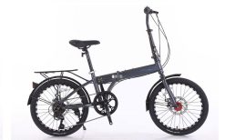 Xe Đạp Gấp Gọn DKALN - Khung Thép Cacbon Tay Đề & Củ Đề Shimano Chính Hãng