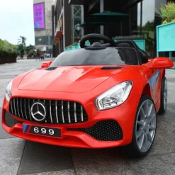 Xe Ô Tô Điện Trẻ Em Mercedes AMG 699 Cho Bé Từ 1-4 Tuổi, Có Điều Khiển Từ Xa, 2 Động Cơ Chịu Tải 40kg