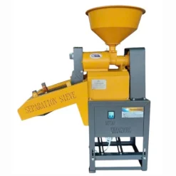 Máy Xát Mini Chạy Motor Có Sàng Sạn KHANGNONG-64S