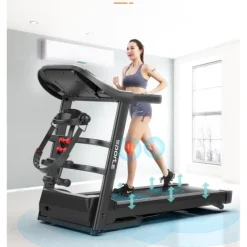 Máy Chạy Bộ A7AB, Gấp Gọn Đa Năng, Máy Rung Giảm Mỡ Bụng, Động Cơ 3HP