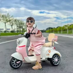 Xe Máy Điện Vespa - Xe Đôi Cho Bé