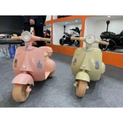 Xe máy điện trẻ em 601 sử dụng chân ga cho bé gái 1-4 tuổi