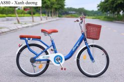 Xe Đạp Mini Nữ A-880 Size 24( Tặng Kèm Đệm Sau)
