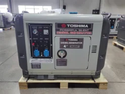 Máy Phát Điện Chạy Dầu 5Kw Toshima T6800ETKS Siêu Cách Âm