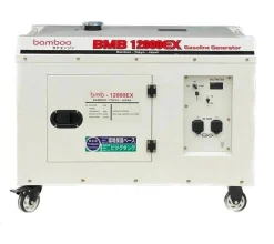 Máy Phát Điện Chạy Xăng 10Kw Bamboo BMB 12000EX Chống Ồn