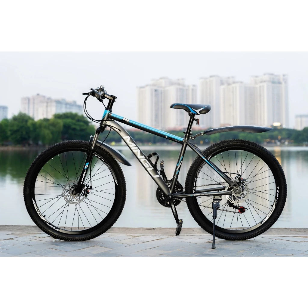 CHÍNH HÃNG - Xe Đạp Thể Thao MINGU Size 26inch, 21 Tốc Độ, Phanh Đĩa, Giảm Sóc